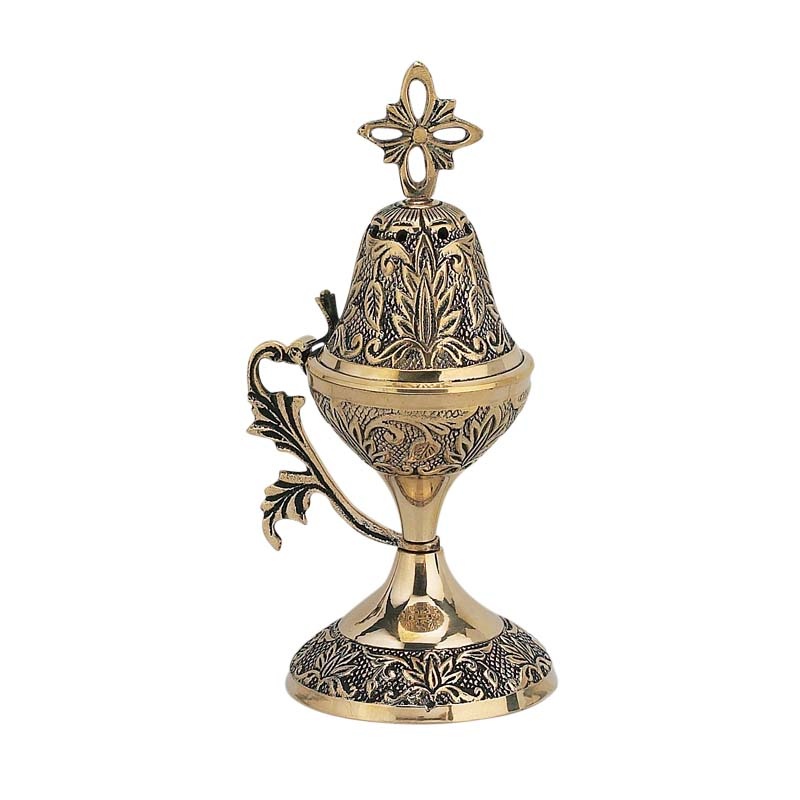 8640b Θυμιατό Μπρούτζινο Σκαλιστό - Image 1