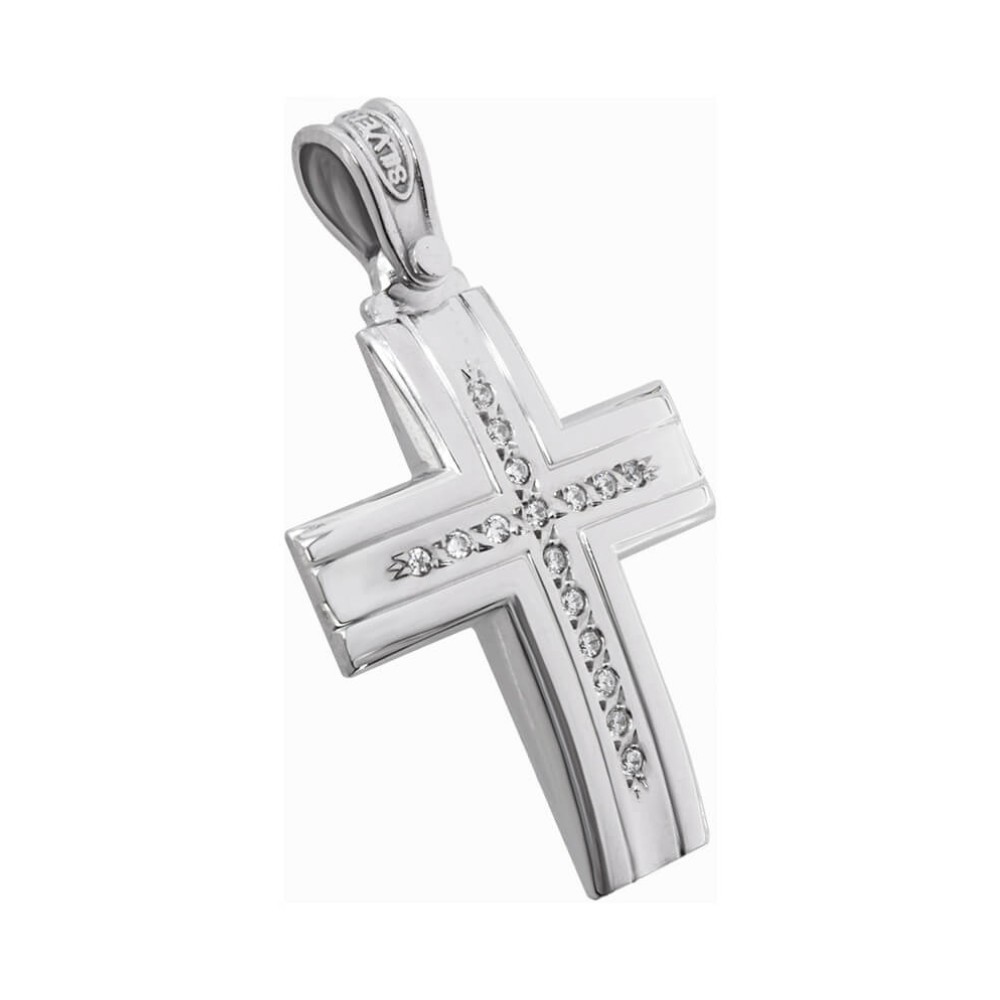 stavros-asimenios-925-epiplatinwmenos-zirgkon-rk-60-sil_20 Σταυρός Ασημένιος 925 - Επιπλατινωμένος με Ζιργκόν - Image 1