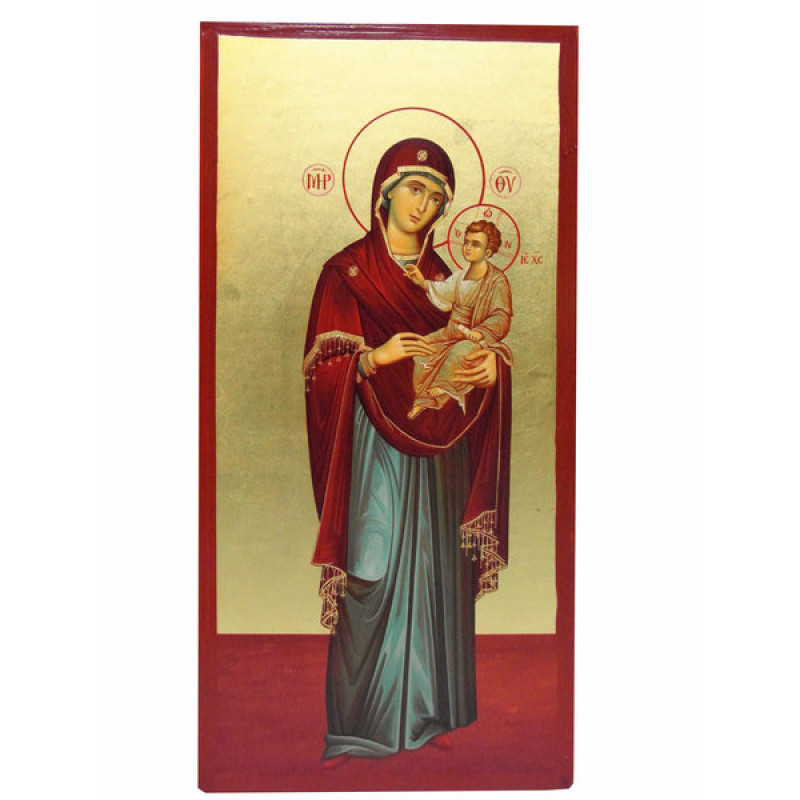 3499 Υπεραγία Θεοτόκος - Εικόνα σε μουσαμά - Image 1