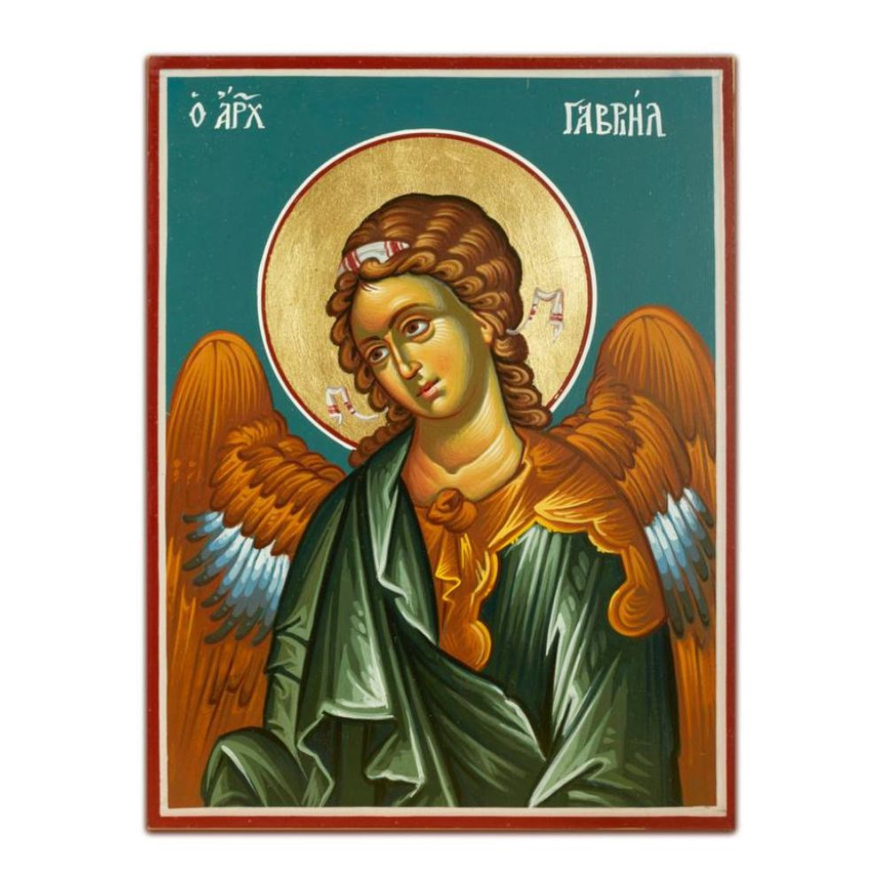 arxaggelos-gavrihl-agiografia-xeiropoihth Αρχάγγελος Γαβριήλ - Χειροποίητη Αγιογραφία - Image 1