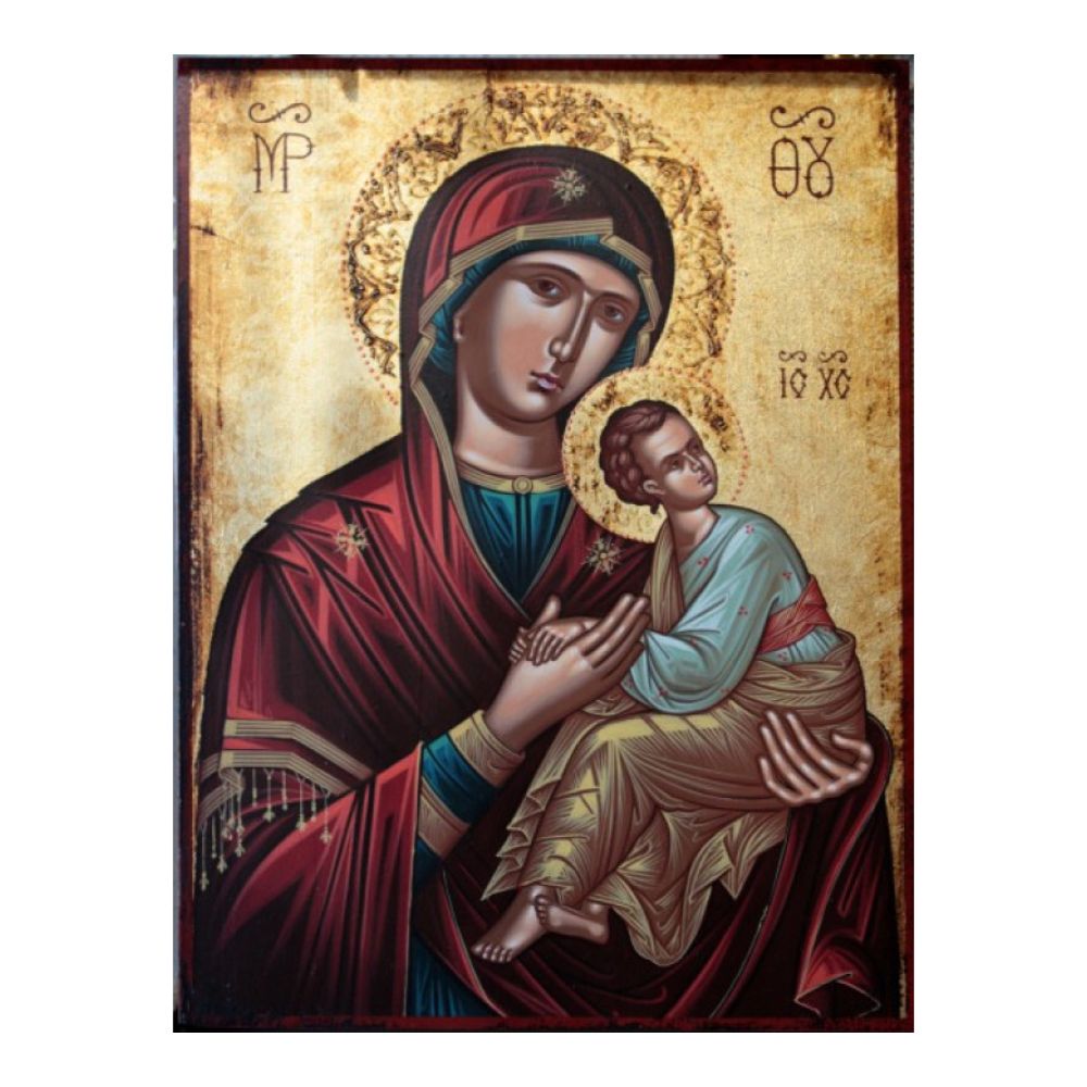 panagia-amolyntos-agiografia-xeiropoiiti Παναγία Αμόλυντος - Χειροποίητη Αγιογραφία - Image 1