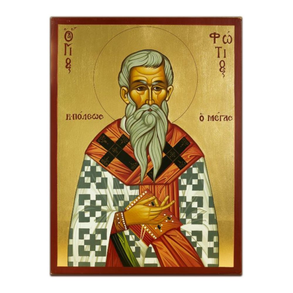 agios-fotios-patriarxis-konstantinoupoleos-agiografia Άγιος Φώτιος - Χειροποίητη Αγιογραφία - Image 1