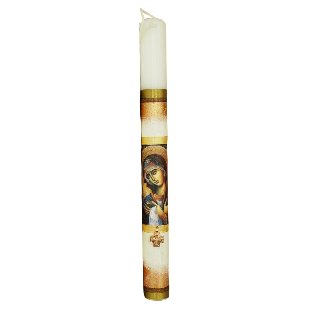 pasxalini-lampada-panagia-eleousa Πασχαλινή Λαμπάδα Παναγία Ελεούσα - Image 1