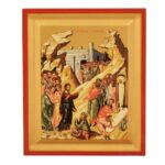 Έγερσις Του Λαζάρου - Ξύλινη Ένσκαφτη Εικόνα