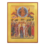 Η Ανάληψη του Χριστού - Ξύλινη Ένσκαφτη Εικόνα