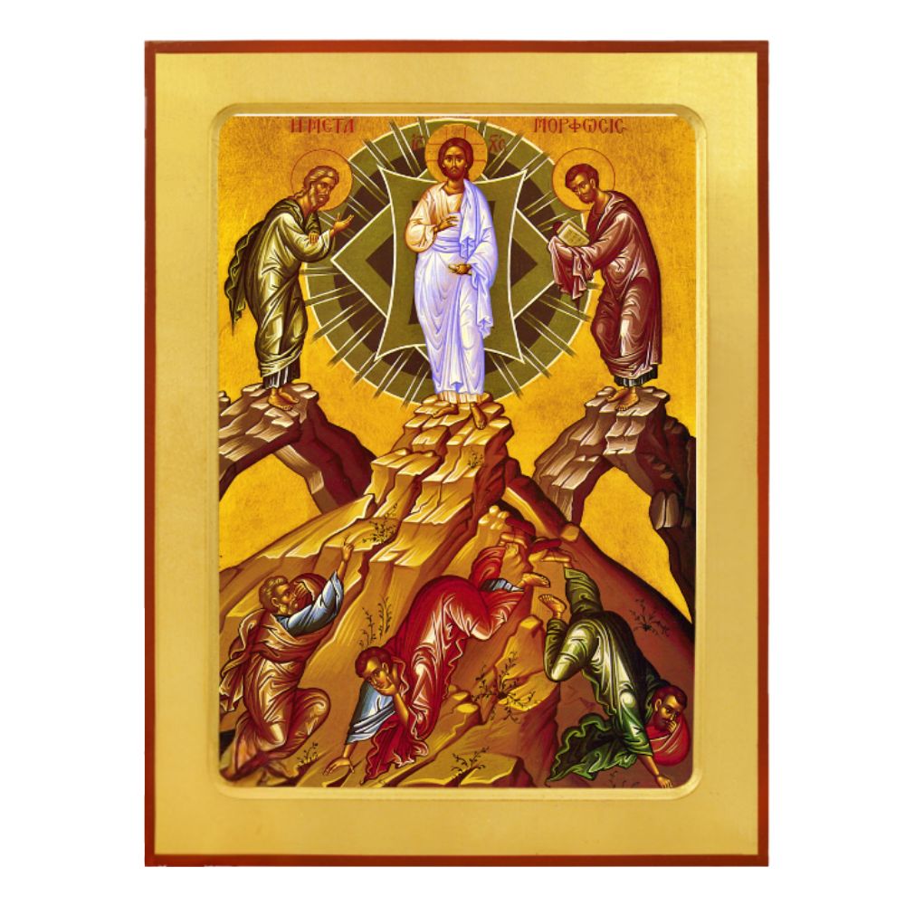 metamorfosi-toy-sotiros-xylini-enskafti-eikona Μεταμόρφωση του Σωτήρος - Ξύλινη Ένσκαφτη Εικόνα - Image 1