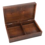 Κουτί Αποθήκευσης Ξύλινο με Μπρούτζινο Σταυρό - Image 2